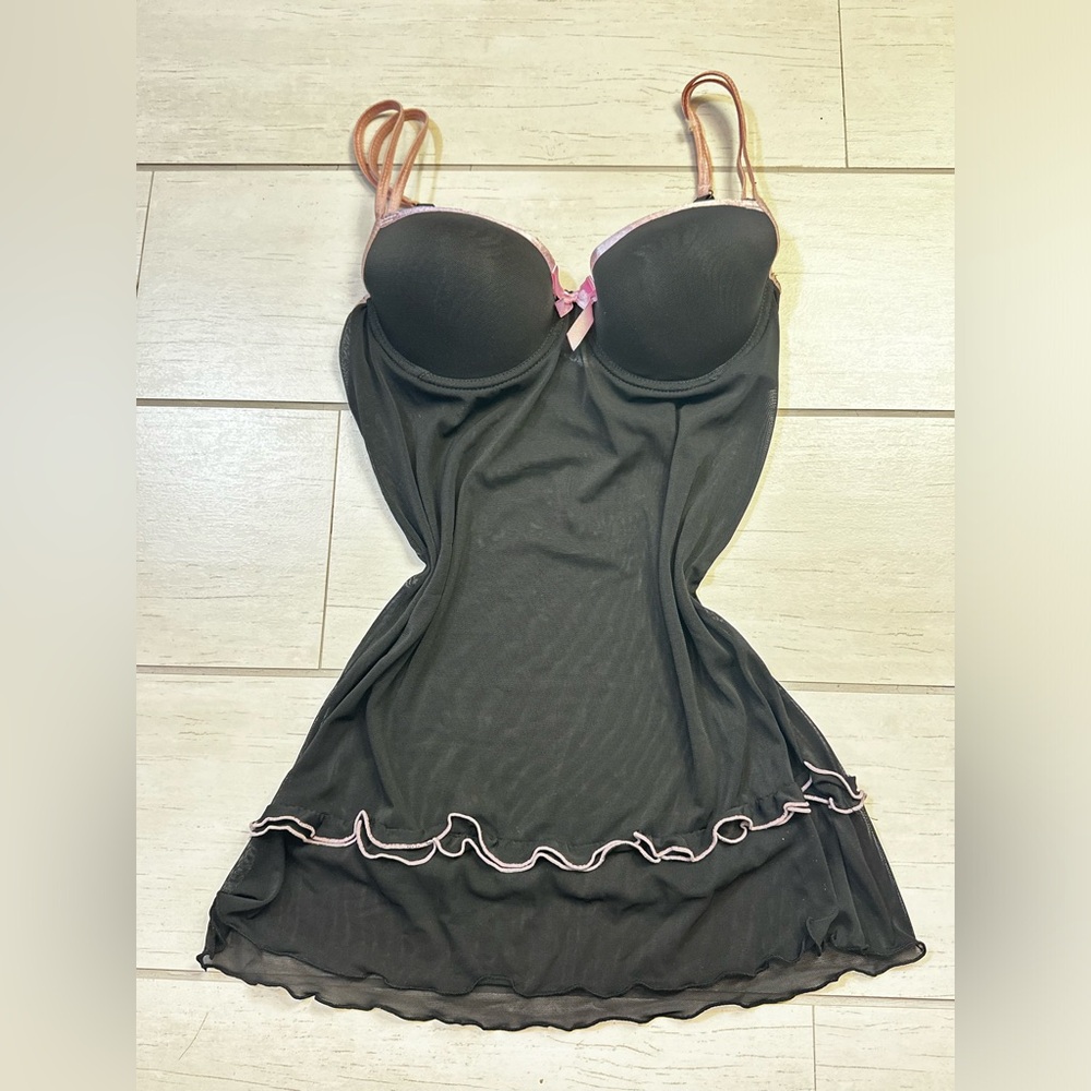 Black and Pink Lingerie Dress – 34C